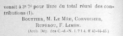 Etat des d�penses � la charge des C�tes-du-Nord pour l'ann�e 1791