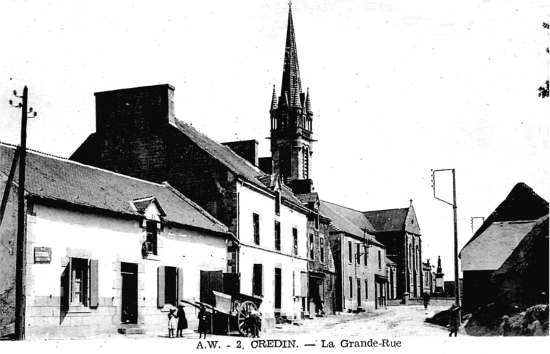 Ville de Cr�din (Bretagne).