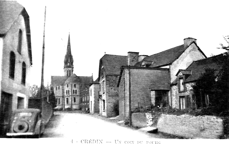 Ville de Cr�din (Bretagne).