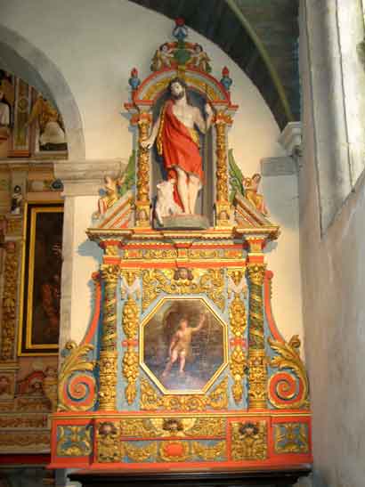 retable de Saint-Jean-Baptiste � Saint-Th�gonnec