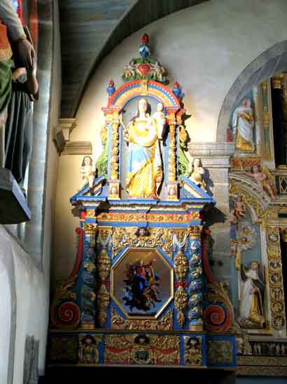 retable de Notre-Dame du Vrai-Secours � Saint-Th�gonnec