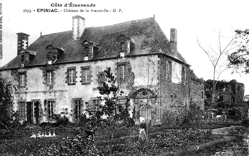 Ch�teau de la Vieuxville � Epiniac (Bretagne).