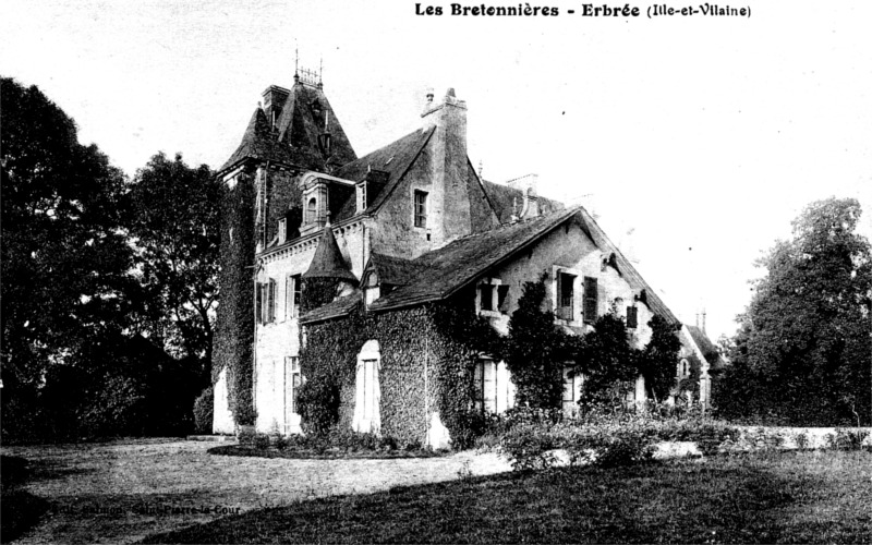 Ch�teau des Bretonni�res � Erbr�e (Bretagne).