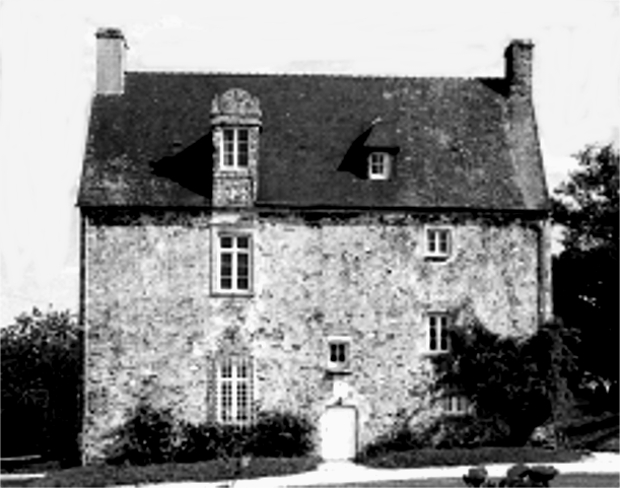 Manoir de la Goderie � Erbr�e (Bretagne).