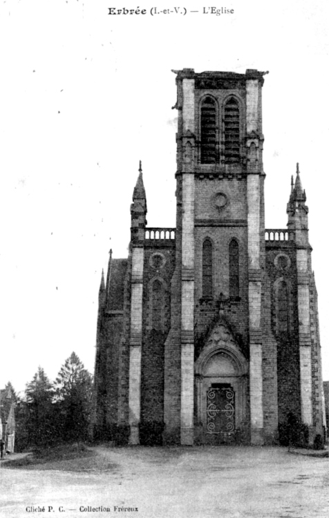 Eglise d'Erbr�e (Bretagne).