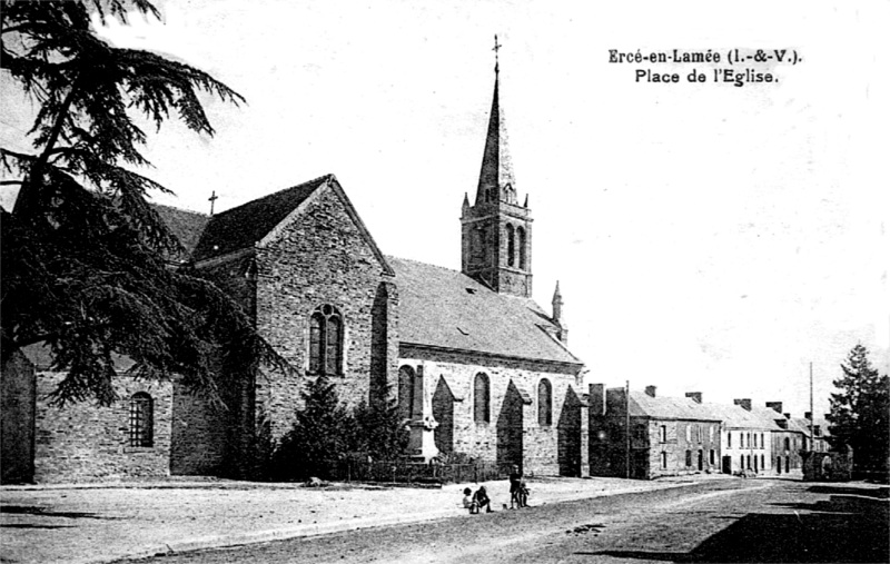 Eglise d'Erc�-en-Lam�e (Bretagne).