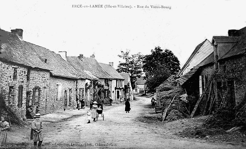 Ville d'Erc�-en-Lam�e (Bretagne).