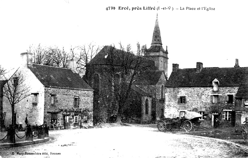 Ville d'Erc�-en-Lam�e (Bretagne).