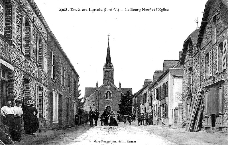 Ville d'Erc�-en-Lam�e (Bretagne).