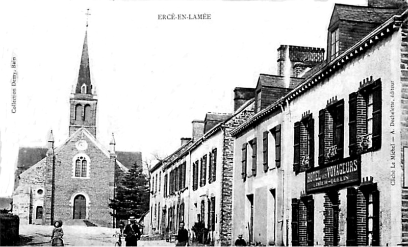 Ville d'Erc�-en-Lam�e (Bretagne).
