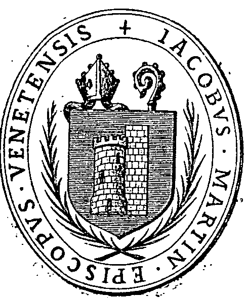 Ev�que de Vannes (Bretagne) : armoiries de Jacques Martin.