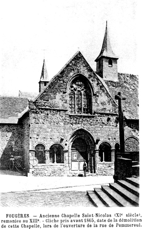 Chapelle Saint-Nicolas de Foug�res (Bretagne).