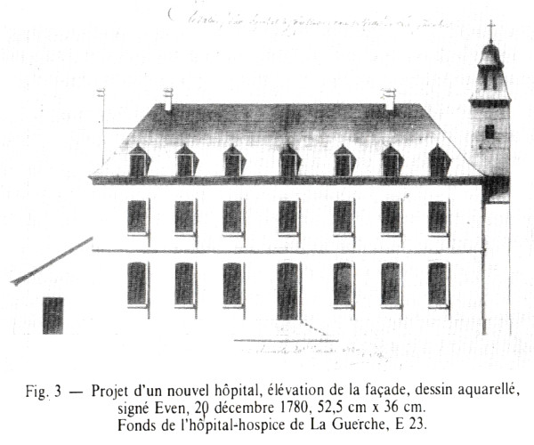 La Guerche de Bretagne : Projet d'un nouvel h�pital.