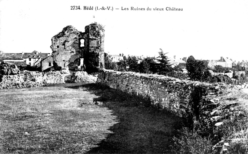 Ruines duch�teau de H�d� (Bretagne).