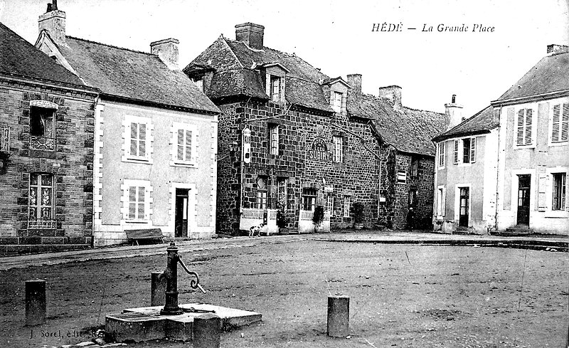 Ville de H�d� (Bretagne).