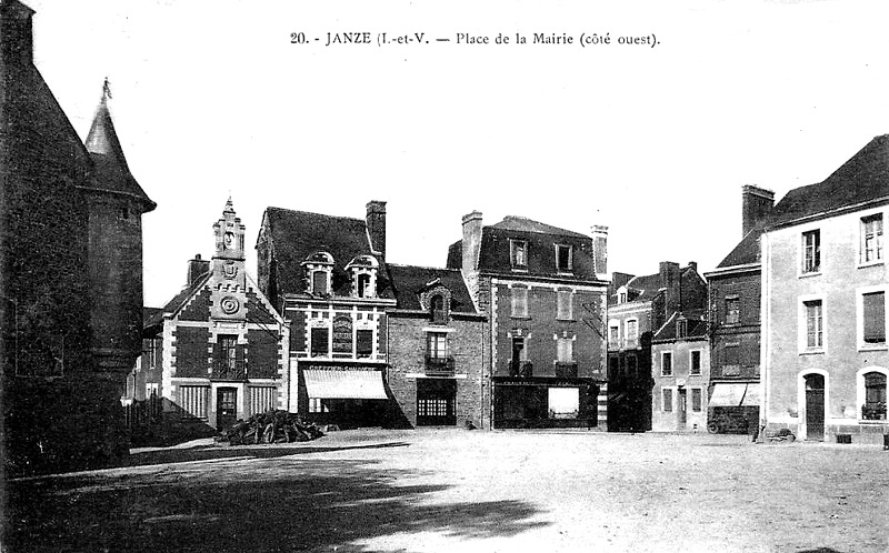 Ville de Janz� (Bretagne).