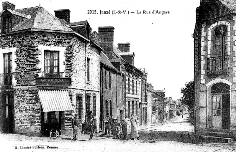 Ville de Janz� (Bretagne).