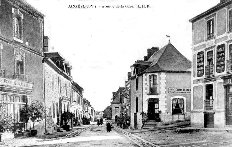 Ville de Janz� (Bretagne).