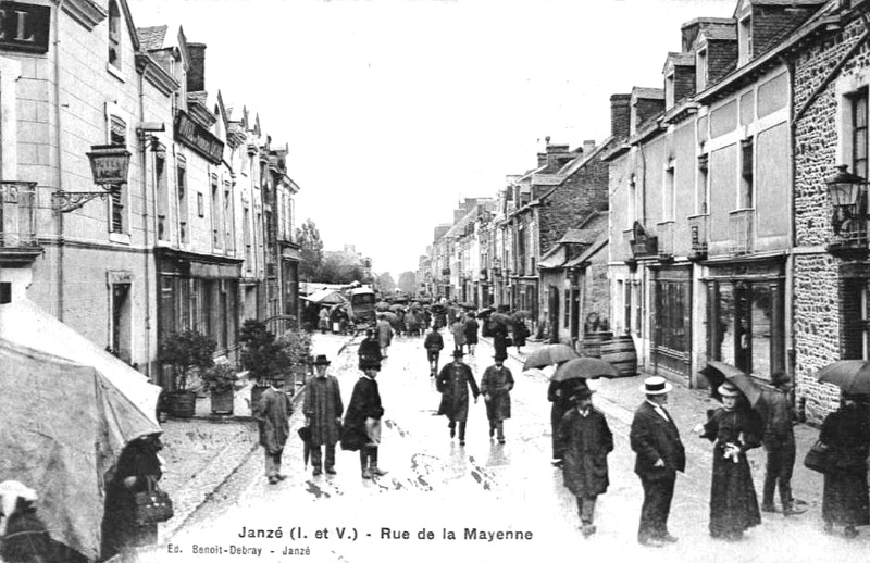 Ville de Janz� (Bretagne).