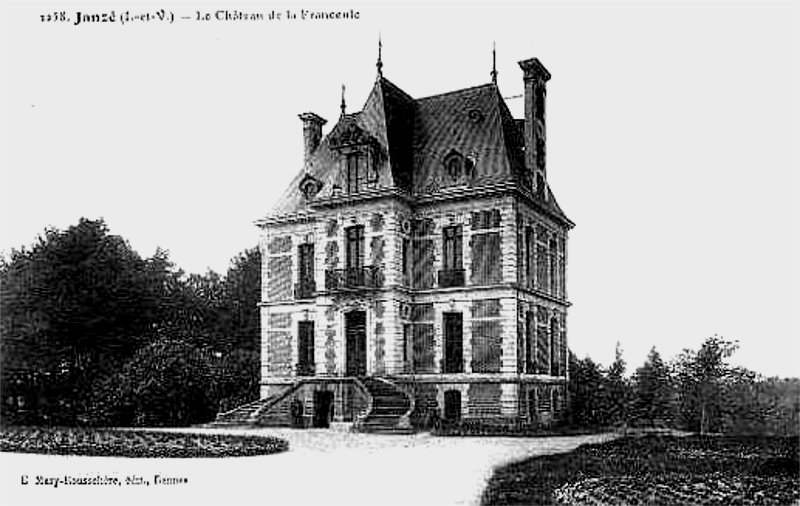 Ch�teau de la Franceule � Janz� (Bretagne).