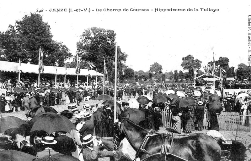 Champs de courses de Janz� (Bretagne).