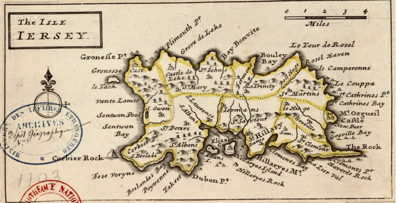 L'�le de Jersey.