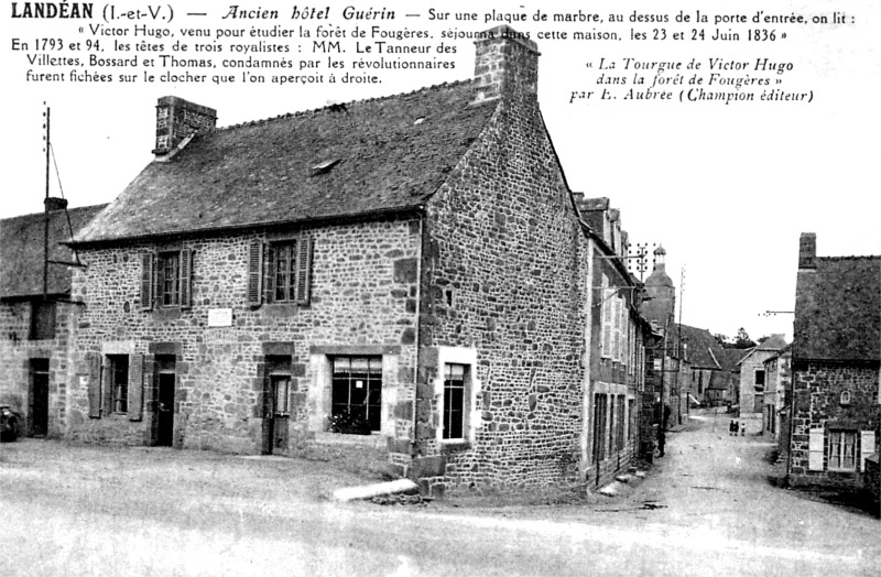 Ville de Land�an (Bretagne).