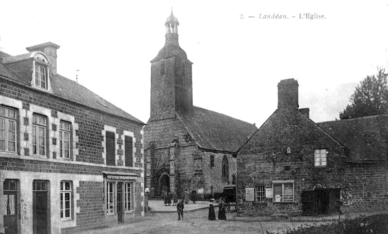 Eglise de Land�an (Bretagne).