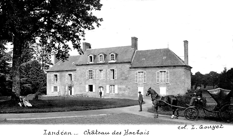 Ch�teau des Harlais en Land�an (Bretagne).