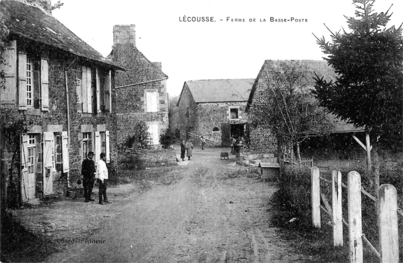 Ville de Lécousse (Bretagne).