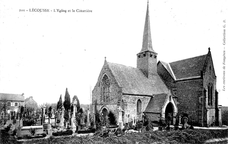 Eglise de Lécousse (Bretagne).