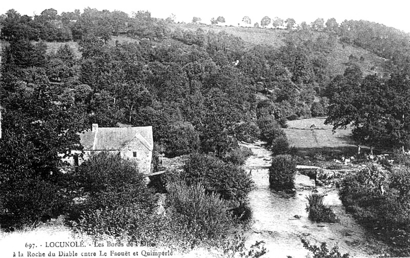 Ville de Locunol� (Bretagne).