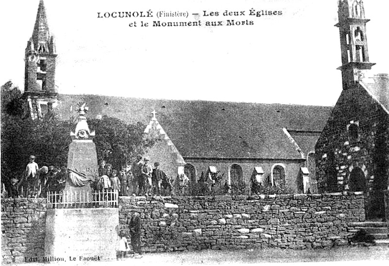 Eglise de Locunol� et Chapelle Notre-Dame du Folgo�t (Bretagne).