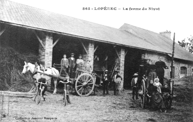 Ville de Lop�rec (Bretagne).
