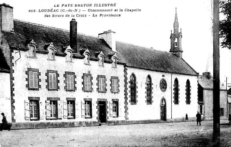 Chapelle de la Providence � Loud�ac (Bretagne).