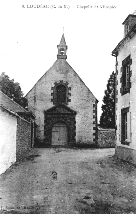 Chapelle Saint-Joseph de l'H�pital � Loud�ac (Bretagne).