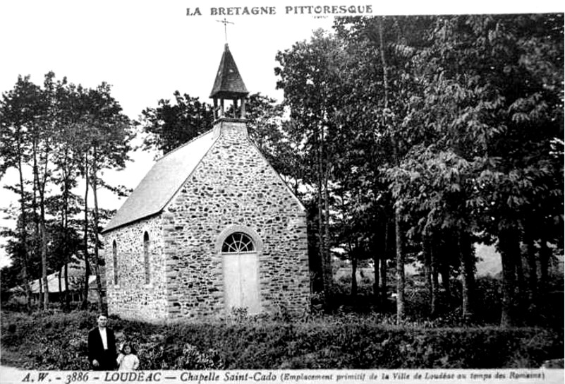 Chapelle Saint-Cado anciennement en Loud�ac (Bretagne).