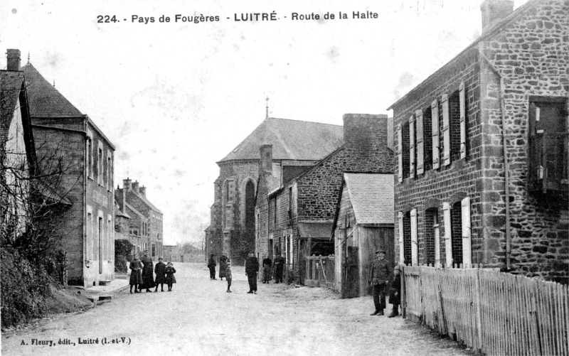 Ville de Luitr� (Bretagne).
