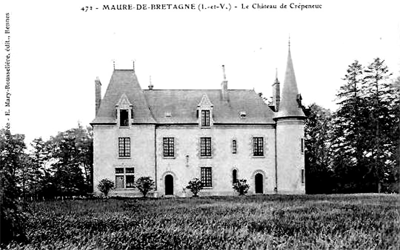 Ch�teau de Cr�peneuc � Maure-de-Bretagne (Bretagne).