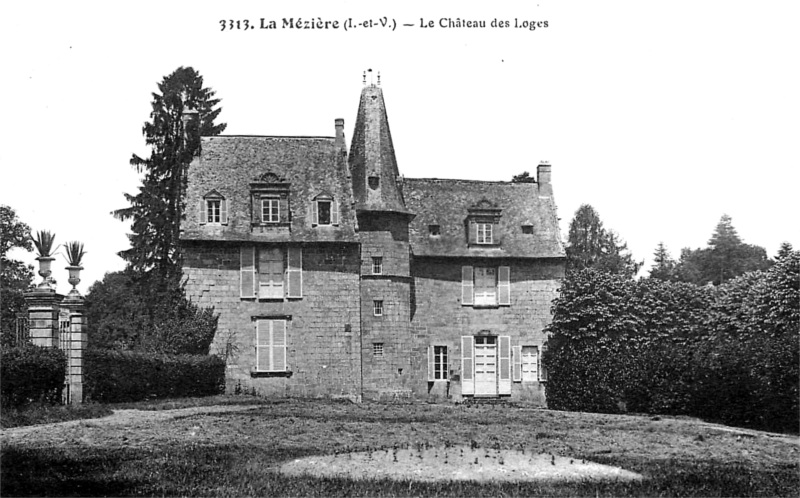 Ch�teau des Loges � La M�zi�re (Bretagne).