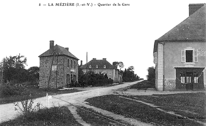 Ville de La M�zi�re (Bretagne).