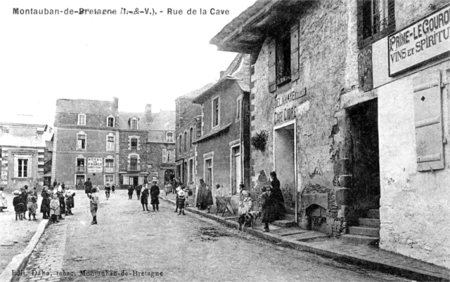 Ville de Montauban-de-Bretagne (Bretagne).