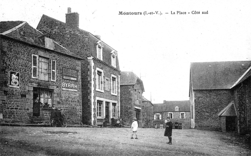 Ville de Montours (Bretagne).
