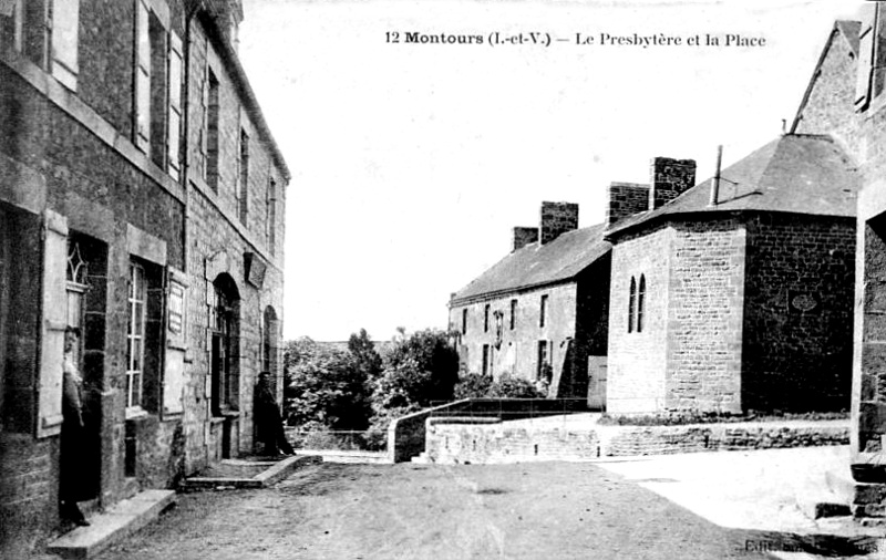 Ville de Montours (Bretagne).