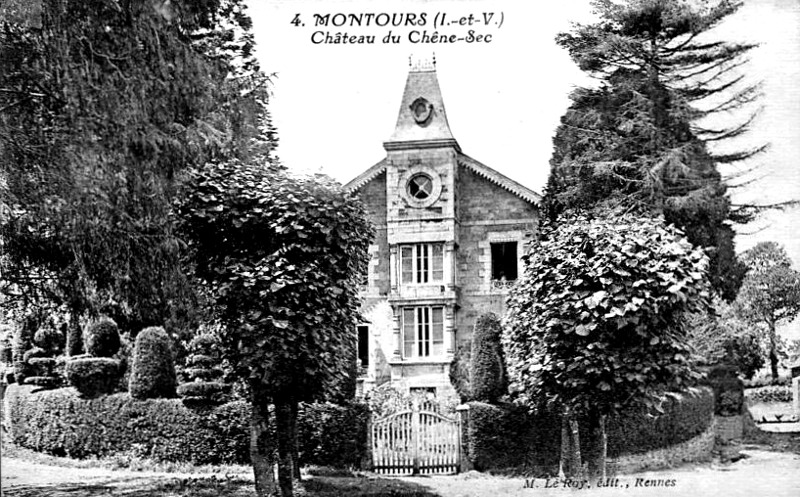 Château de Montours (Bretagne).