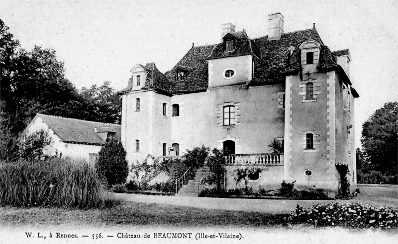 Château de Beaumont à Mordelles (Bretagne).