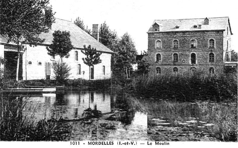 Moulin à Mordelles (Bretagne).