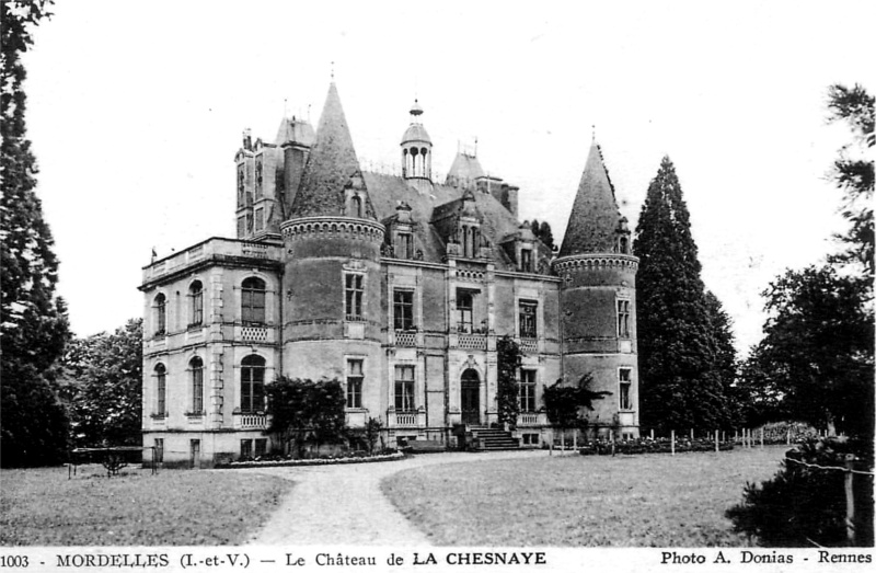 Château de la Chesnaye à Mordelles (Bretagne).