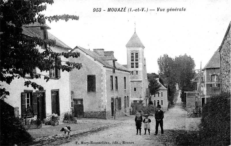 Ville de Mouaz� (Bretagne).