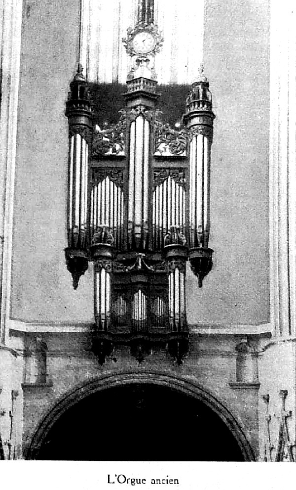 L'ancien orgue de la cathédrale de Nantes.